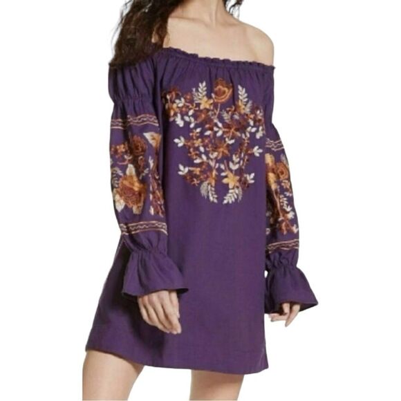 Free People Fleur Du Jour Dress Size Medium - Picture 1 of 10